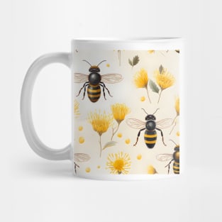 Honeycomb and Bee Pattern 24 Mug